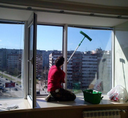 Мытье окон в однокомнатной квартире Нижнекамск